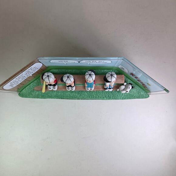 Hallmark Peanuts Gallery The Winning Team Baseball Figurine Snoopy 2000 LE - Picture 9 of 13